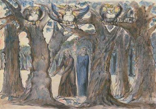 The Harpies and the Suicides, William Blake
